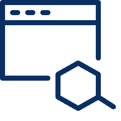 Window Search 2 Icon from Cyber Line Set