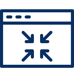 Window Shrink Icon from Cyber Line Set