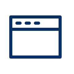 Window Small Icon from Cyber Line Set