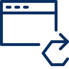 Window Sync Icon from Cyber Line Set