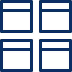 Window Tabs 3 Icon from Cyber Line Set