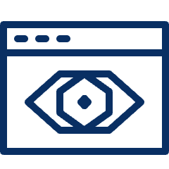 Window View Icon from Cyber Line Set