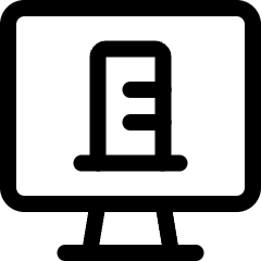 Real Estate App Building Monitor Icon from Ultimate Regular Set