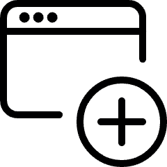 App Window Add Icon from Ultimate Light Set