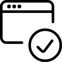 App Window Check Icon from Ultimate Light Set