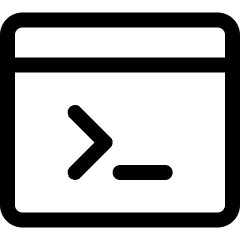 App Window Code Icon from Ultimate Regular Set
