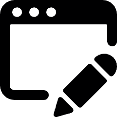 App Window Edit Icon from Ultimate Bold Set