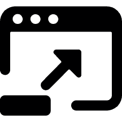 App Window Expand Icon from Ultimate Bold Set