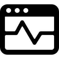 App Window Graph Icon from Ultimate Bold Set