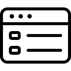 App Window Layout 1 Icon from Ultimate Light Set