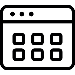 App Window Layout Icon from Ultimate Light Set