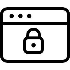 App Window Lock 1 Icon from Ultimate Light Set