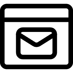 App Window Mail Icon from Ultimate Regular Set