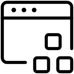 App Window Module Icon from Ultimate Light Set