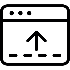 App Window Move Up Icon from Ultimate Light Set