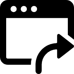App Window Next Icon from Ultimate Bold Set