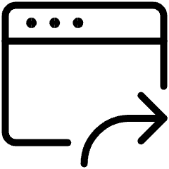 App Window Next Icon from Ultimate Light Set
