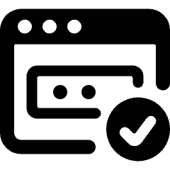 App Window Password Correct Icon from Ultimate Bold Set