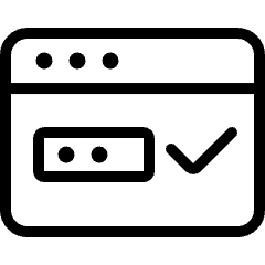 App Window Password Correct Icon from Ultimate Light Set