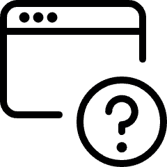 App Window Question Icon from Ultimate Light Set