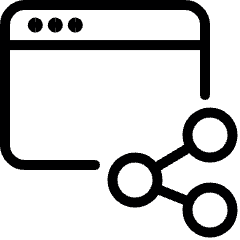 App Window Share Icon from Ultimate Light Set