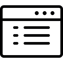 App Window Text 1 Icon from Ultimate Light Set