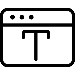 App Window Type Icon from Ultimate Light Set