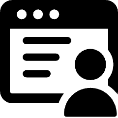 App Window User Icon from Ultimate Bold Set