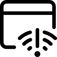 Coding Apps Website Browser Connection Lost Icon from Ultimate Regular Set