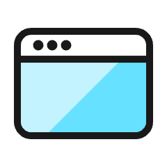 App Window 1 Icon from Ultimate Colors Set