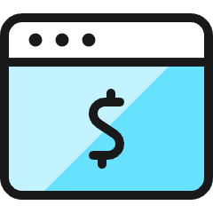 App Window Cash Icon from Ultimate Colors Set