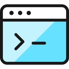 App Window Code Icon from Ultimate Colors Set