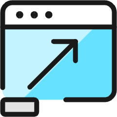 App Window Expand Icon from Ultimate Colors Set