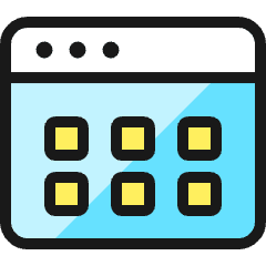 App Window Layout Icon from Ultimate Colors Set