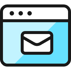 App Window Mail Icon from Ultimate Colors Set