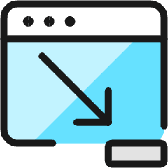 App Window Minimize Icon from Ultimate Colors Set