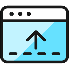 App Window Move Up Icon from Ultimate Colors Set