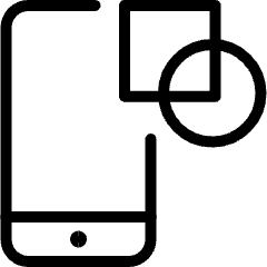 Coding Apps Website Design App Shapes Icon from Ultimate Light Set