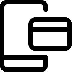 Coding Apps Website Smartphone Card Icon from Ultimate Regular Set