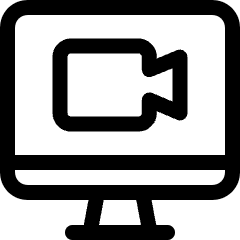 Monitor Camera Icon from Ultimate Regular Set