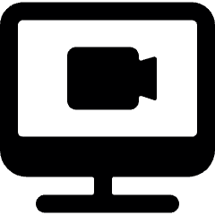 Monitor Camera Icon from Ultimate Bold Set