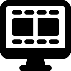 Monitor Movie Icon from Ultimate Bold Set