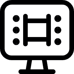 Monitor Movie Icon from Ultimate Regular Set