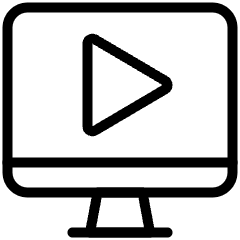 Monitor Play Icon from Ultimate Light Set