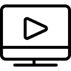 Monitor Play Icon from Ultimate Light Set