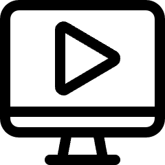 Monitor Play Icon from Ultimate Regular Set