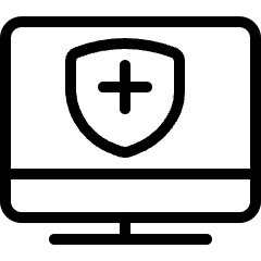 Monitor Shield 1 Icon from Ultimate Light Set