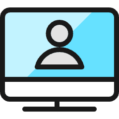 Monitor User Icon from Ultimate Colors Set