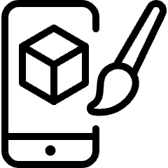 Technology Ar Searching Color App Icon from Ultimate Light Set