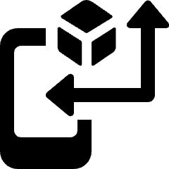 Technology Ar Searching Scale Calculating Smartphone Icon from Ultimate Bold Set